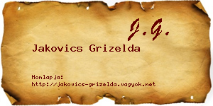 Jakovics Grizelda névjegykártya